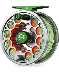 Sword Fly Fishing Reel with Cnc Machined Aluminum Alloy Housing, 3/4, 5/6, 7/8, 9/10 Weights (Black, Gunmetal, Pink