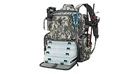 Fishing Tackle Backpack with 4 Trays, Large Outdoor Storage Tackle Bag with Protective Rain Cover for Fishing Gear