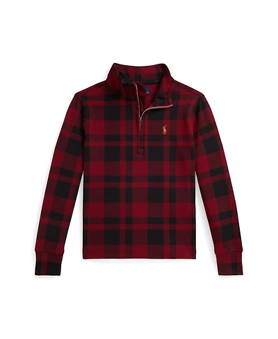 Polo Ralph Lauren Boys Plaid Cotton Interlock Pullover