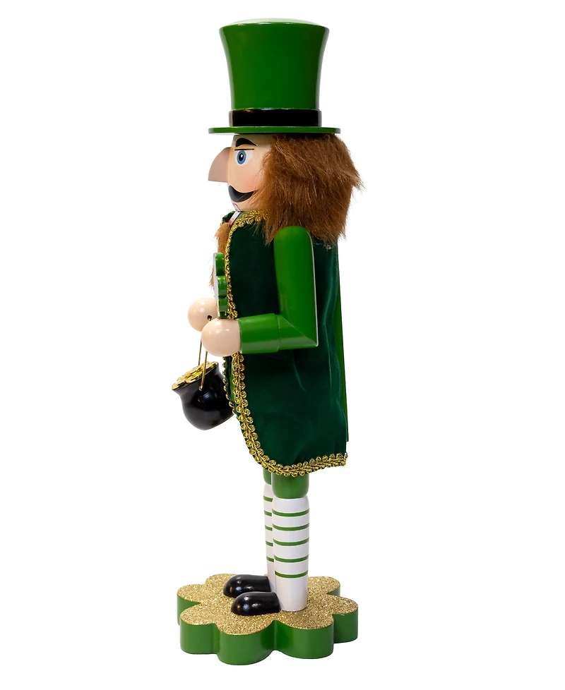Kurt Adler 14-Inch Leprechaun Soldier Nutcracker