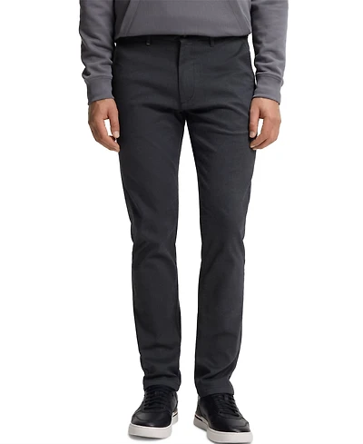 Boss by Hugo Men's Patterned Stretch Fabric Slim-Fit Pants