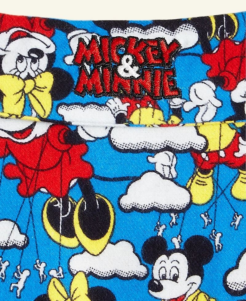 Disney | Macy's Women's Mickey Mouse & Minnie Flannel Pajamas Set, Exclusive