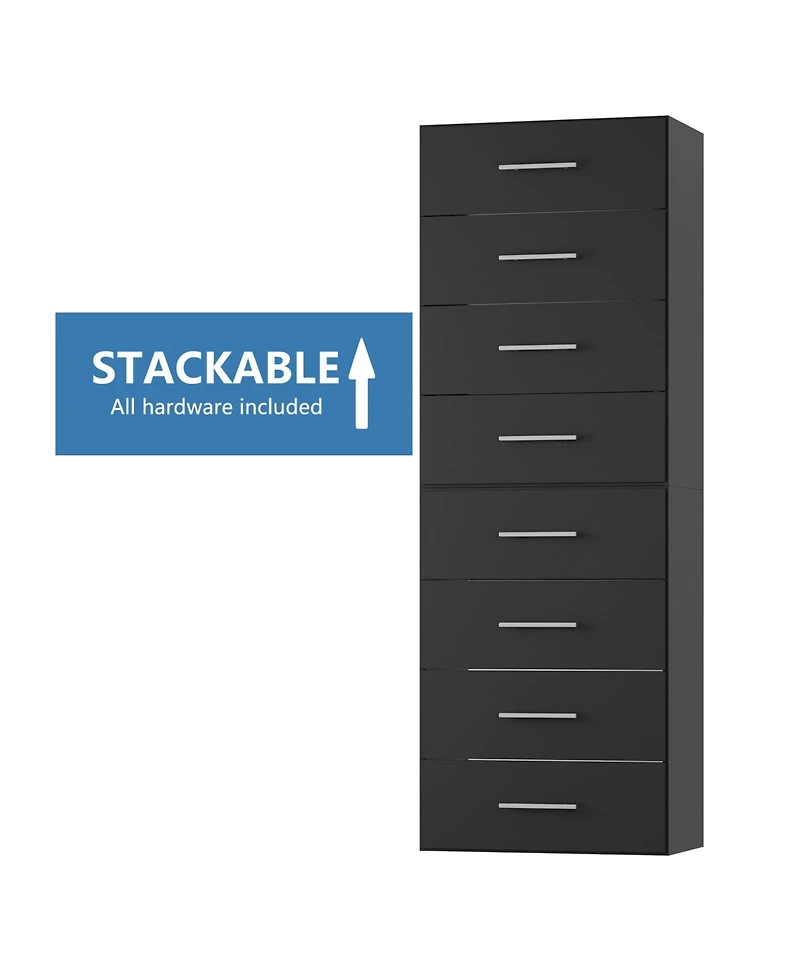 Lovmor 4 Drawer Short Tower for Closet Organizer Unit
