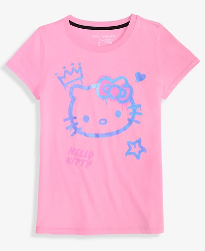 Epic Threads Girls 5-20 Hello Kitty Spray Paint Short-Sleeve T-Shirt, Macy's Exclusive
