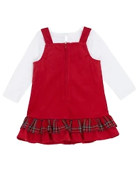 Rare Editions Baby Girls 2-Piece Long Sleeves Top and Jumper Set