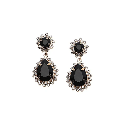 Sohi Women's Regal Drop Earrings