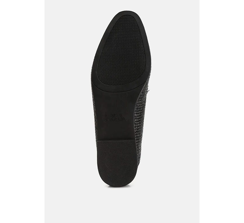 jiro horsebit detail flat loafers
