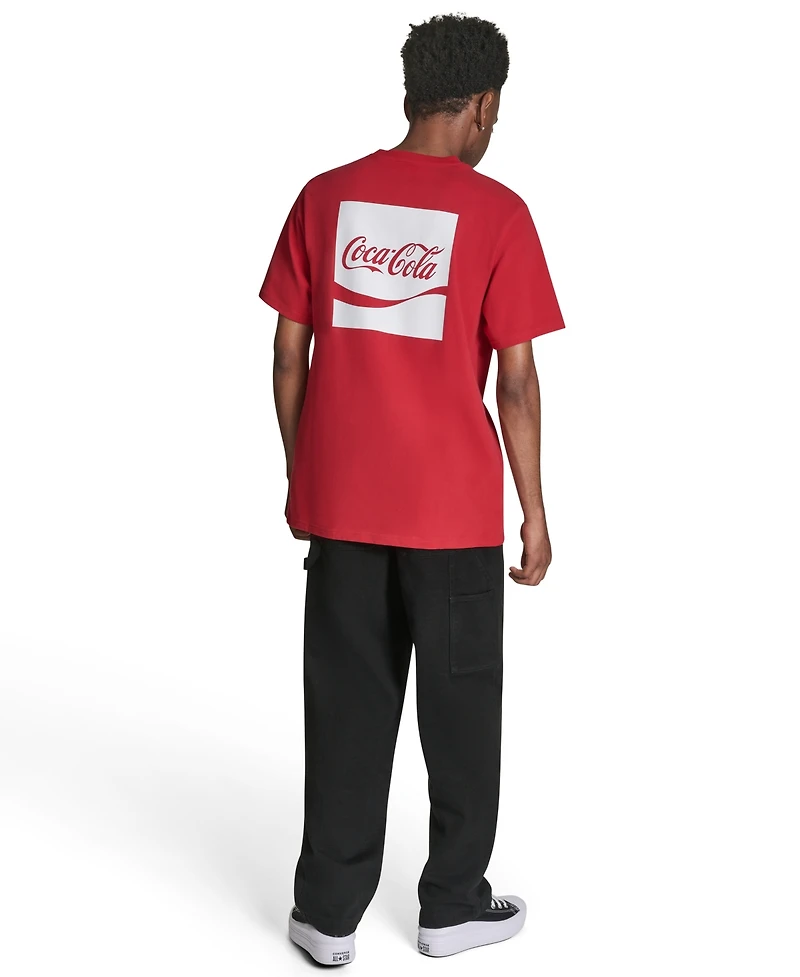 Converse Men's Coca Cola Logo Pull-On T-Shirt