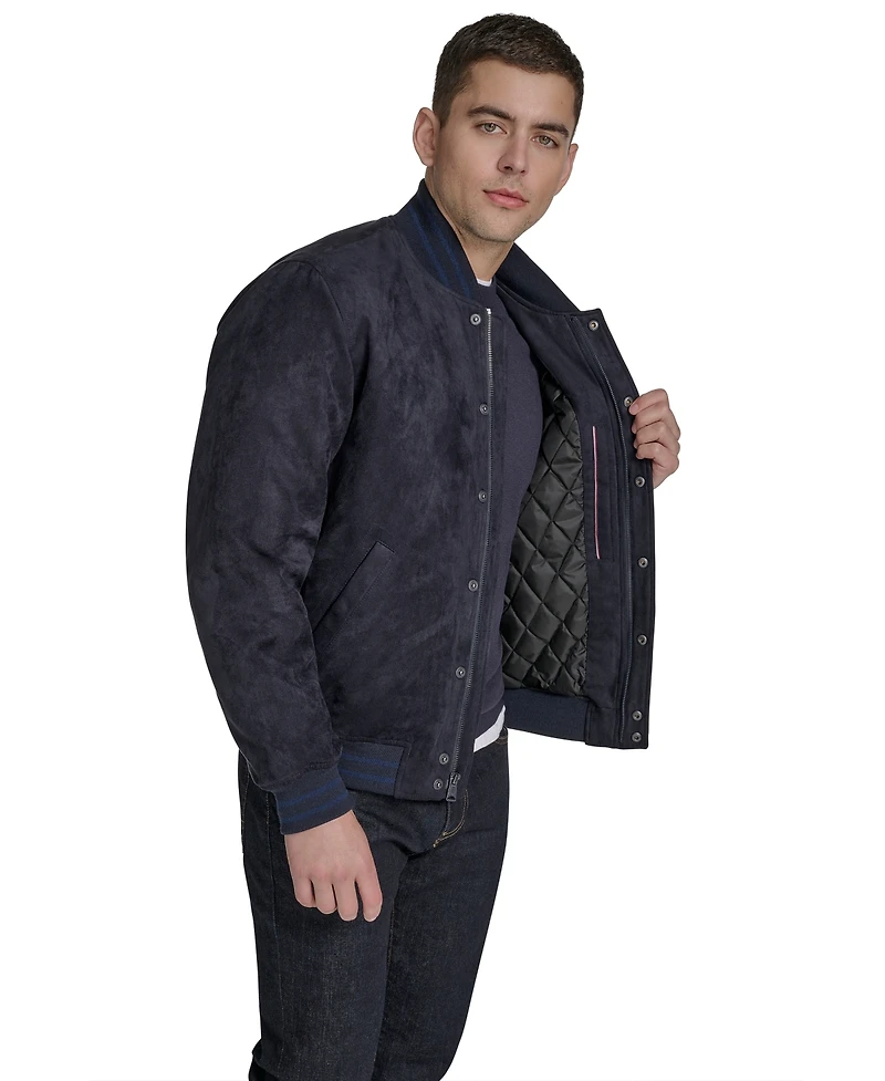 Tommy Hilfiger Men's Bomber with Patches Jacket