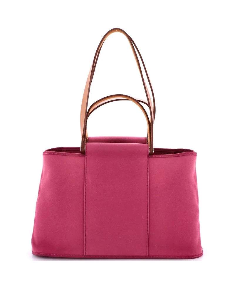 Pre-Owned Hermes 39 Cabag Elan Toile and Leather