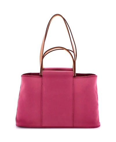 Pre-Owned Hermes 39 Cabag Elan Toile and Leather
