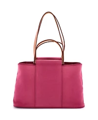 Pre-Owned Hermes 39 Cabag Elan Toile and Leather