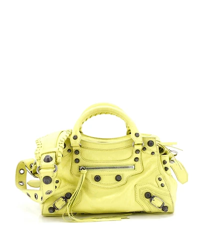 Pre-Owned Balenciaga Small Neo Cagole City Bag Leather