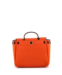 Pre-Owned Hermes Pm Herbag Toile and Leather
