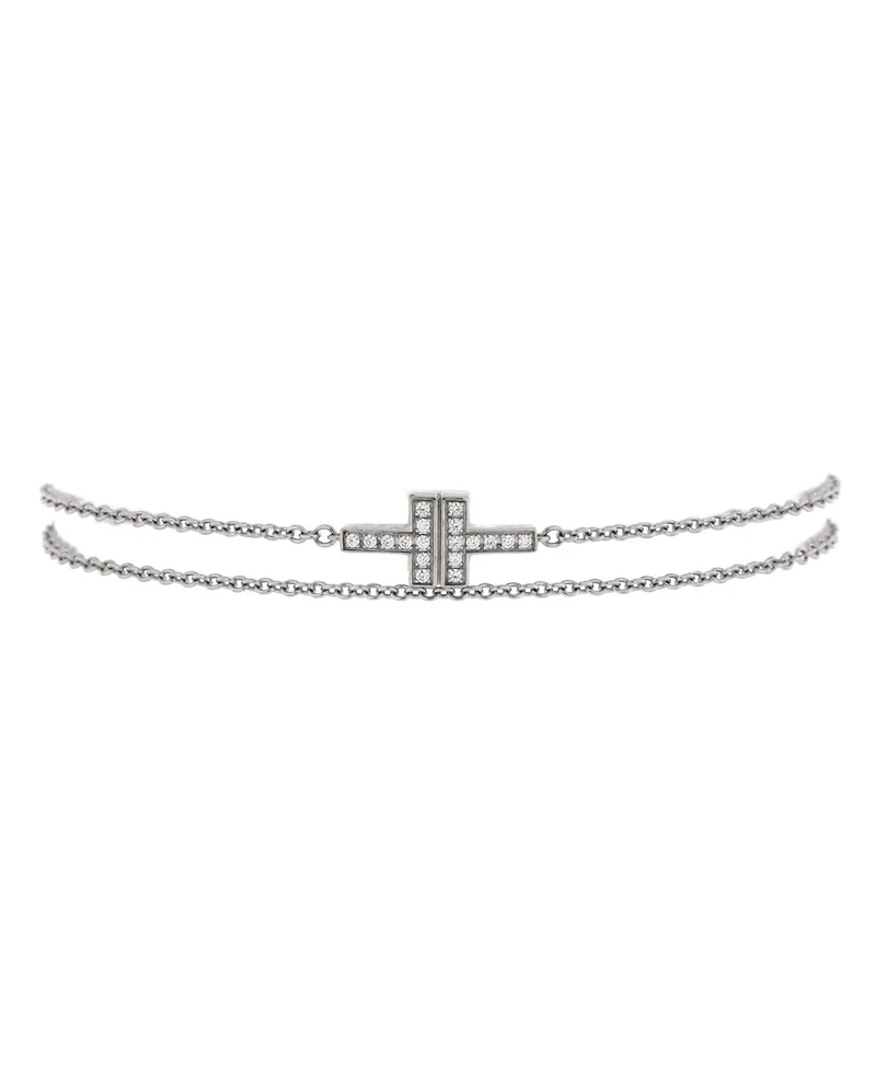 Pre-Owned Tiffany & Co. T Double Chain Bracelet