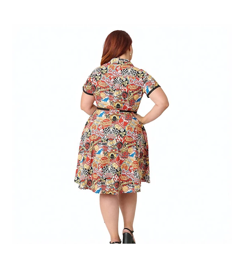 Smak Parlour Plus 1960s Fit & Flare Dress