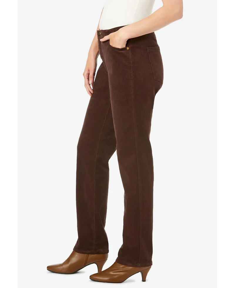 Woman Within Women's Tall Stretch Corduroy Bootcut Jean