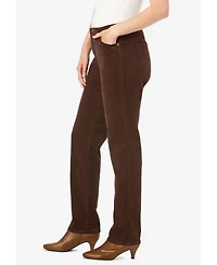 Woman Within Women's Tall Stretch Corduroy Bootcut Jean
