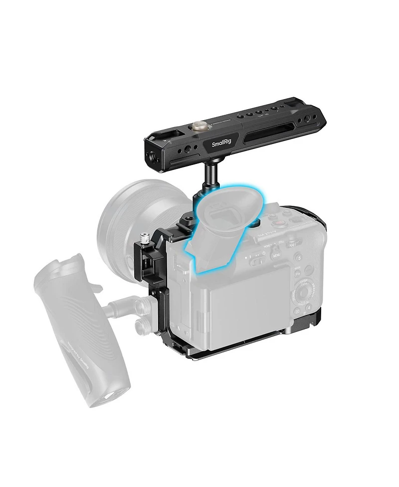 SmallRig Full Camera Cage Kit with Rotating Top Handle for Sony FX2, Black