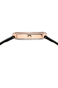 Porsamo Bleu Women's Topaz Eloise Genuine Leather Band Watch 1351CELL