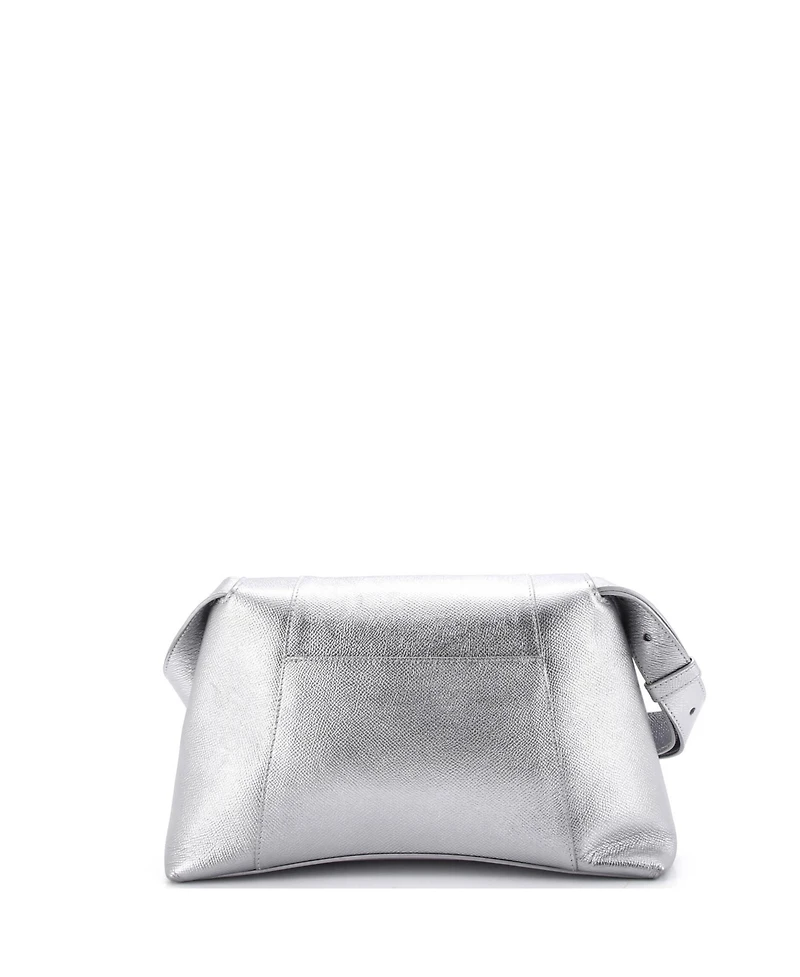 Pre-Owned Balenciaga Small Downtown Soft Hourglass Shoulder Bag Leather