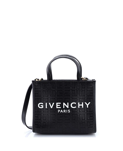 Pre-Owned Givenchy Mini G-Tote 4G Embossed Coated Canvas