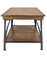 Intercon End Table, 24 x 26 x 24 in Copper