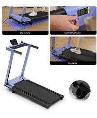 DeerRun Foldable Treadmill for Home: Features a 3.5 Hp motor, 5% incline, and 350 lbs capacity. Compact