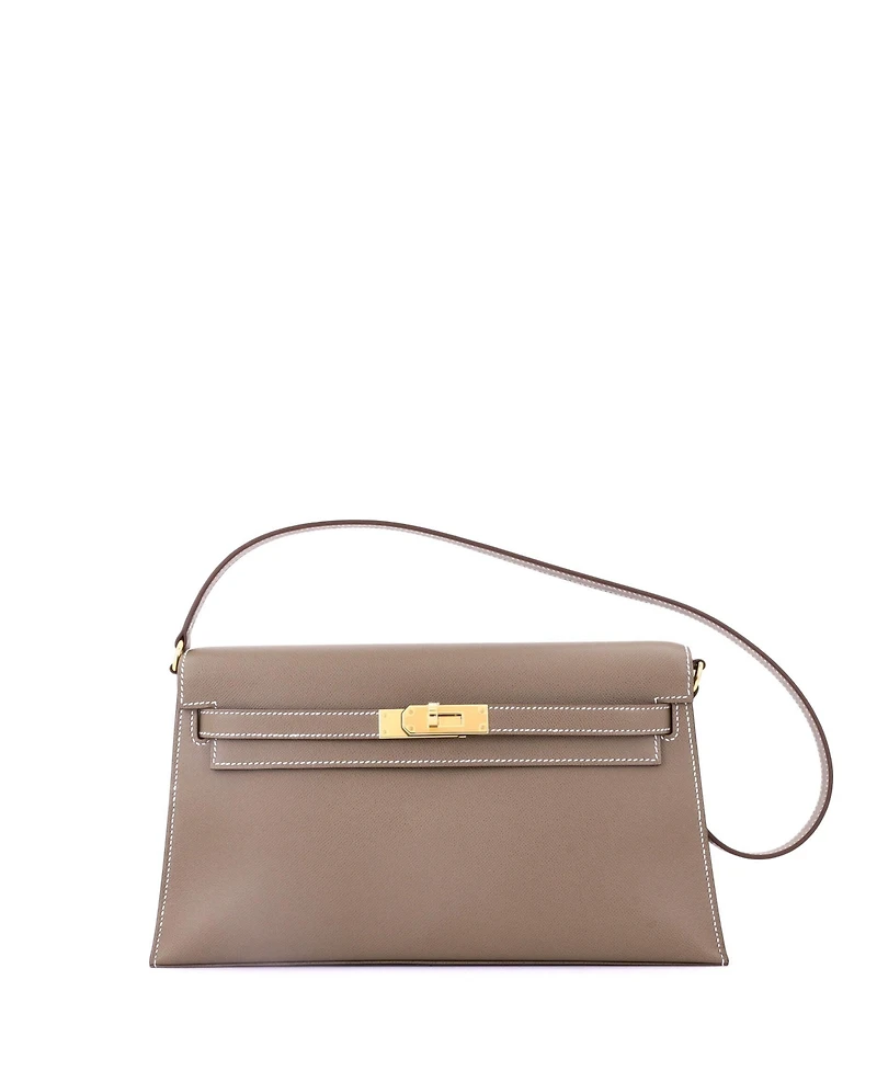 Pre-Owned HERMA‰S Kelly Elan Shoulder Bag Madame