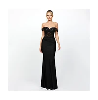 Bariano Women's Maryam Off Shoulder Gown