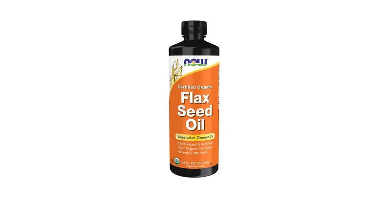 Now Foods Flax Seed Oil, 24 oz