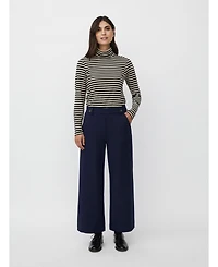 Masai Copenhagen Women's MaPaxora Cropped Wide Leg Pants