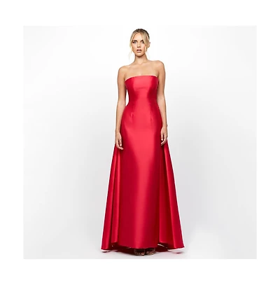 Bariano Women's Grayce Strapless Satin Gown