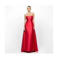 Bariano Women's Grayce Strapless Satin Gown