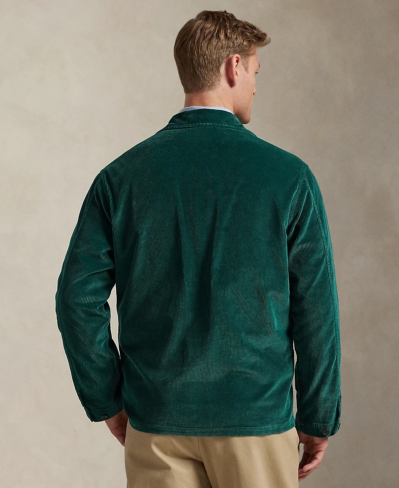 Polo Ralph Lauren Men's Corduroy Utility Long Sleeve Overshirt