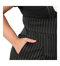 Unique Vintage Plus Wide Leg Rochelle Suspender Pants