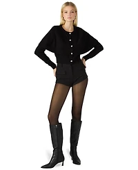 Steve Madden Women's Gisselle Long Sleeves Sweater Cape Cardigan