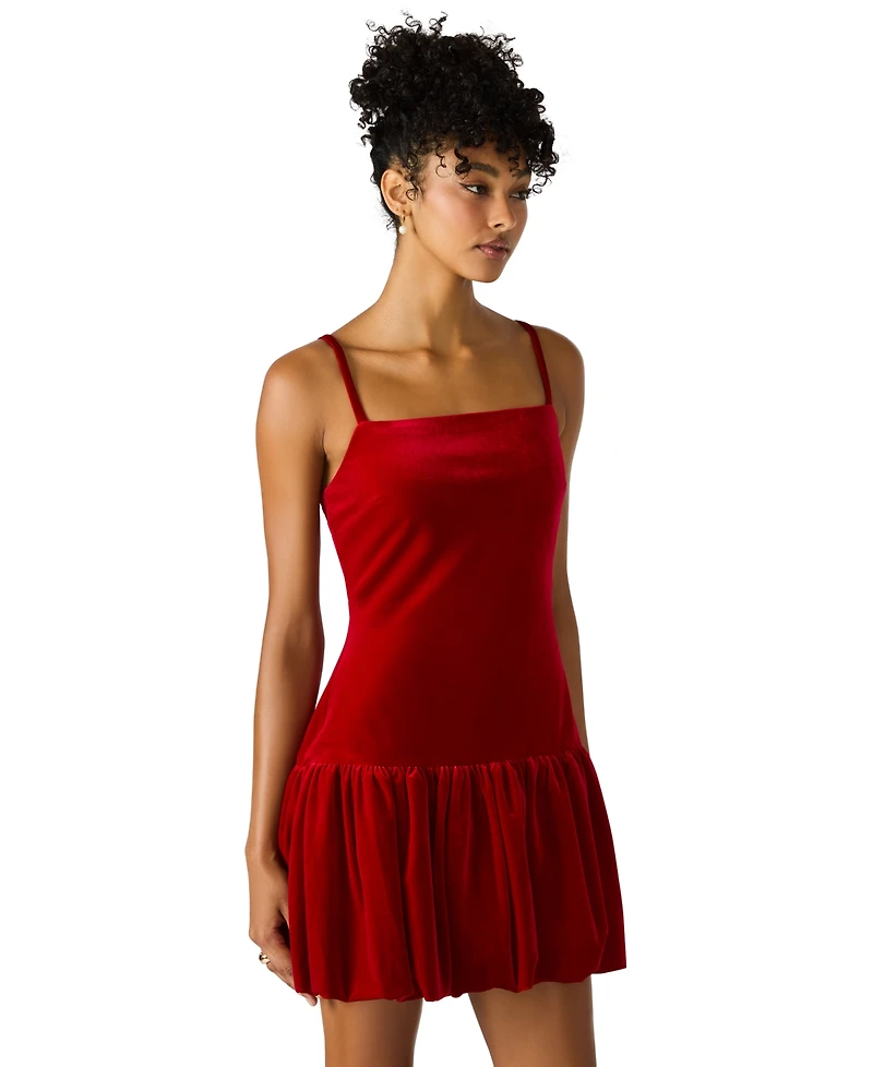 Steve Madden Women's Giovanna Bubble Sleeveless Mini Dress