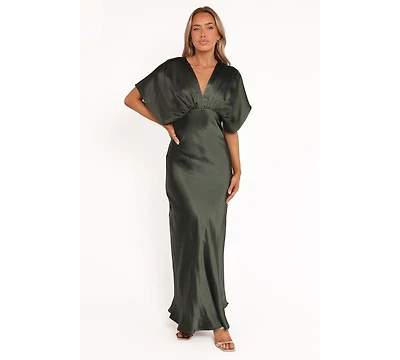 Petal and Pup Women's Ricki Maxi Dress - Olive Green