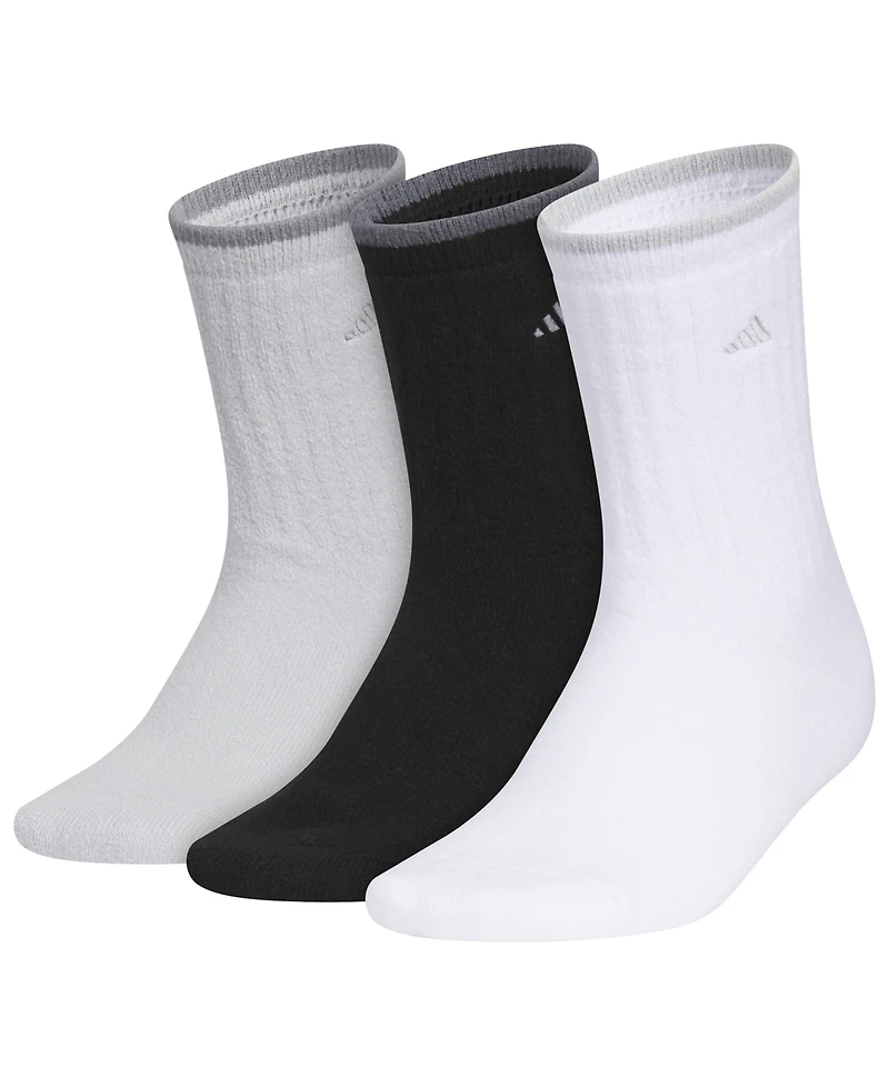 adidas Women's 3-Pack Cushioned Comfort 2.0 Crew Socks