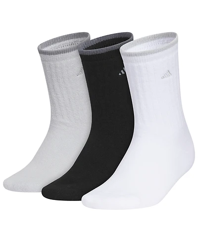 adidas Women's 3-Pack Cushioned Comfort 2.0 Crew Socks