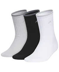 adidas Women's 3-Pack Cushioned Comfort 2.0 Crew Socks