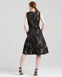 Natori Women's Art Deco Crew Neck Dress