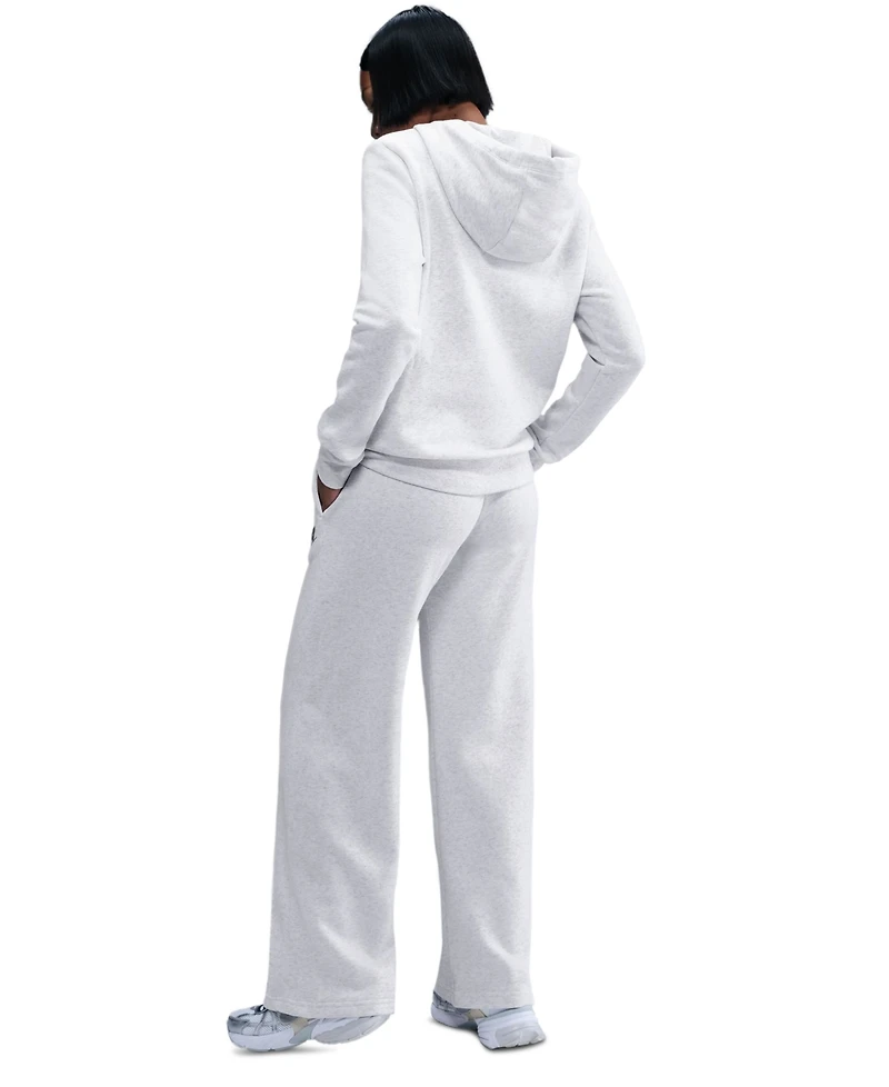 Nike Women's Club Fleece Mid-Rise Wide-Leg Pants