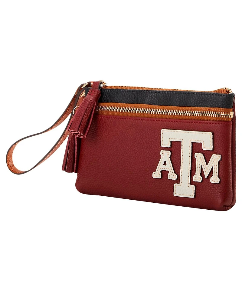 Dooney & Bourke Texas A&M Aggies Infield Double-Zip Wristlet