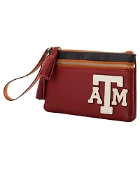 Dooney & Bourke Texas A&M Aggies Infield Double-Zip Wristlet
