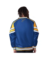 Starter Men's Blue St. Louis Blues Reliever V-Neck Pullover Jacket