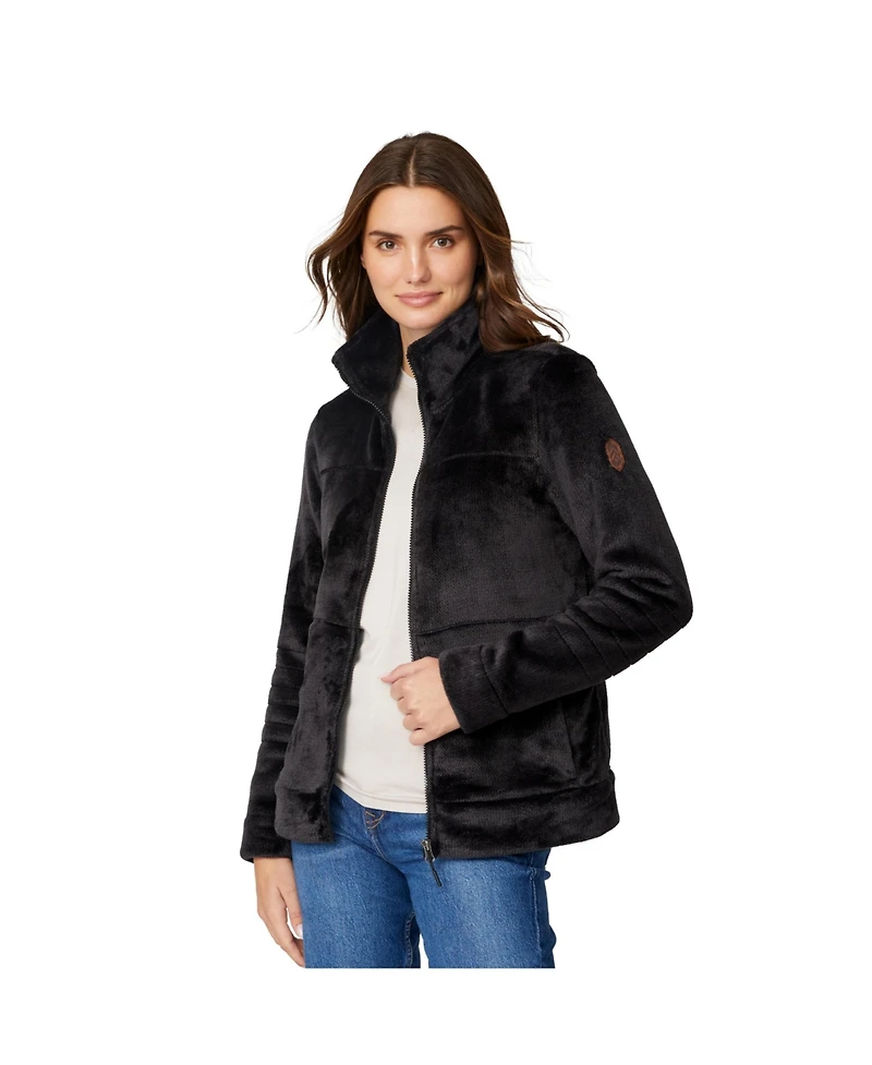 Free Country Women's Frost Butter Pile Full Zip Jacket