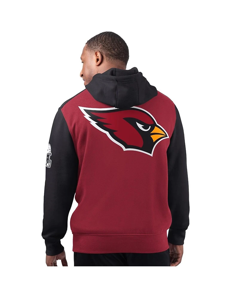 Starter Men's Cardinal Arizona Cardinals Extreme Pullover Hoodie