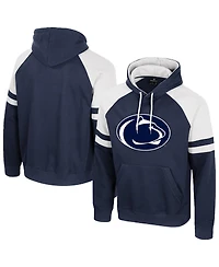 Colosseum Men's Navy Penn State Nittany Lions Todd Raglan Pullover Hoodie